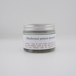 photographie d'un déodorant solide peaux sensibles