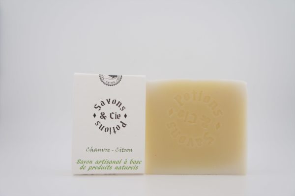 Savon chanvre basilic citron