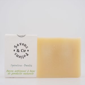 Savon Spiruline Basilic Cyprés