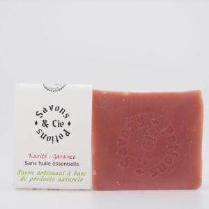 Savon Karité Garance sans huile essentielle