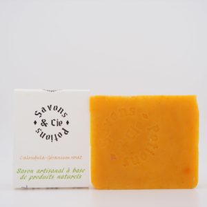 Savon calendula géranium rosat