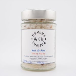 Sels de bains Ylang Ylang Pétales de roses